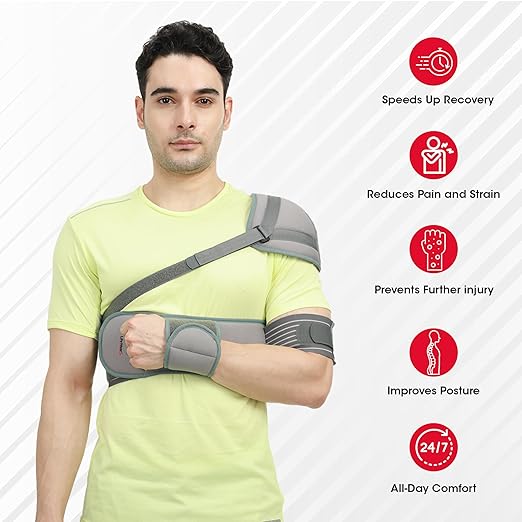 Elastic shoulder immobilizer - L